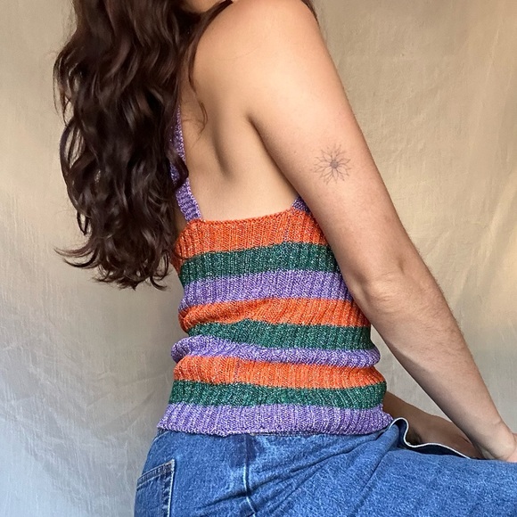 GANNI sparkly striped tank - Picture 4 of 10